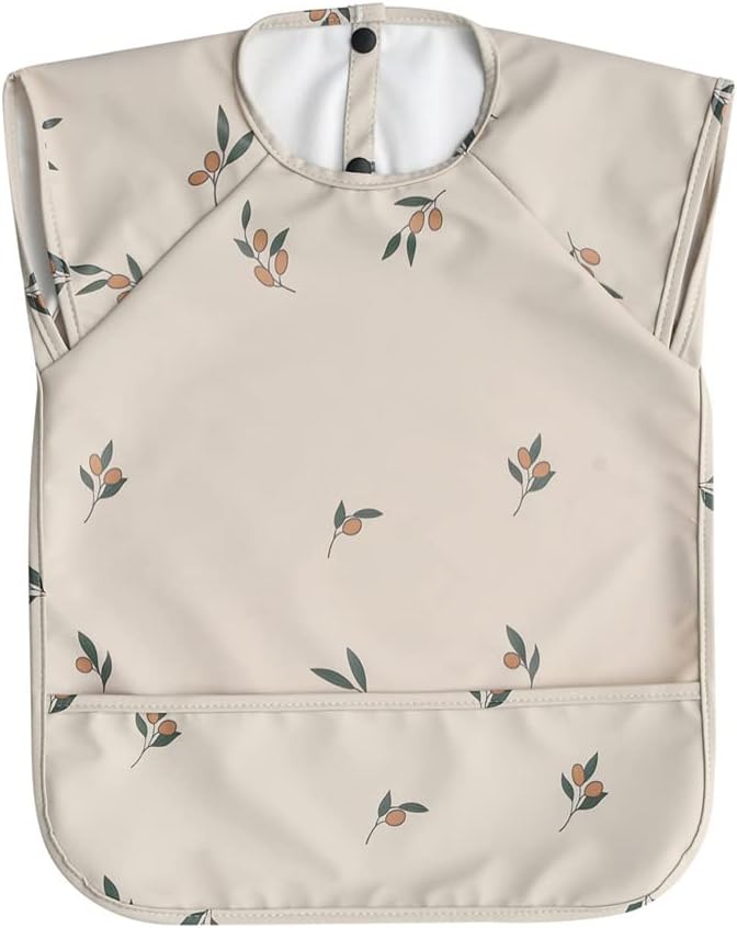 GZMM Waterproof Baby Bibs, Infant Toddler Extra Cover Feeding Bib by GZMM