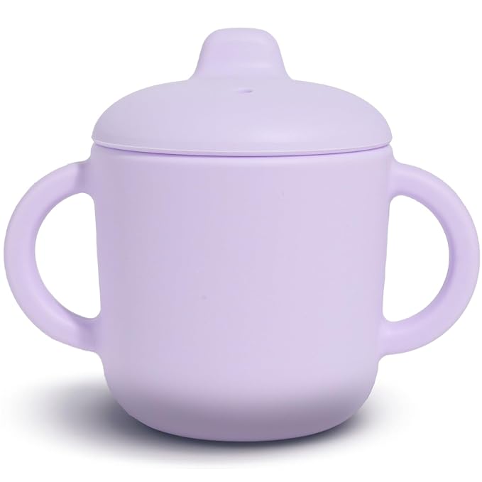6 Months+ Sippy Cups with Handles, Small Silicone Sippy Cups Leak Proof 5oz by Catii