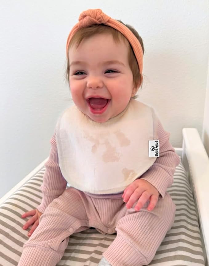 DiaperSquad's Baby Bibs for Drooling and Teething, Bibs for Boys, Baby Girl - Image 3
