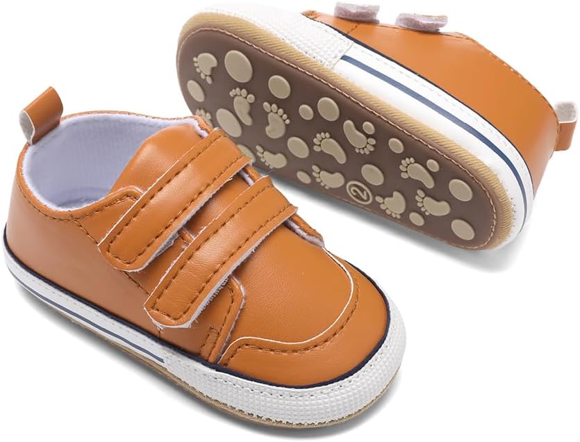 Clowora Baby Boys Girls Shoes Non-Slip Rubber Sole Sneakers Infant First - Image 3