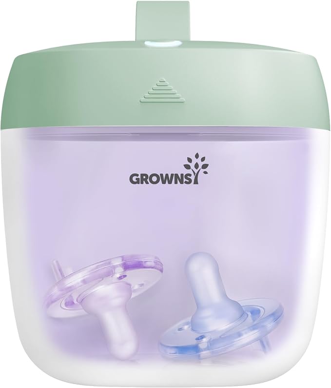 GROWNSY Pacifier Sanitizer Portable, UV Light Sanitizer on The Go, USB Charging by GROWNSY