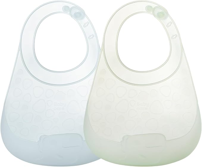 bc babycare Lightweight Silicone Baby Bibs by BCBABYCARE