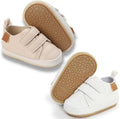 2Pairs Baby Shoes, Boys Girls Non-Slip Rubber Sole Sneakers, Unisex Infant Soft by 82-eitwo