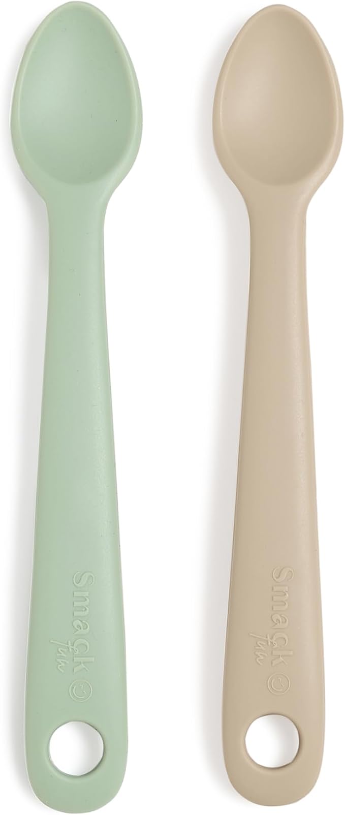 Smack Fun - Silicone Baby Feeding Spoons | 2 Pack by SmackFun