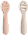 mushie Silicone First Feeding Baby Spoons | 2 Pack by mushie