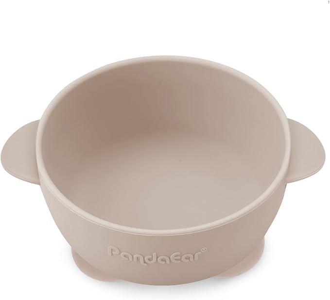 PandaEar 3 Pack Silicone Suction Baby Bowls & 3 Baby Feeding Spoons | Non-Slip - Image 6