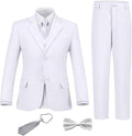 Boys Suit Set Slim Fit Kids Formal Suits Toddler Tuxedo Wedding Prom Classic by FxzpiodiMENSSUITS