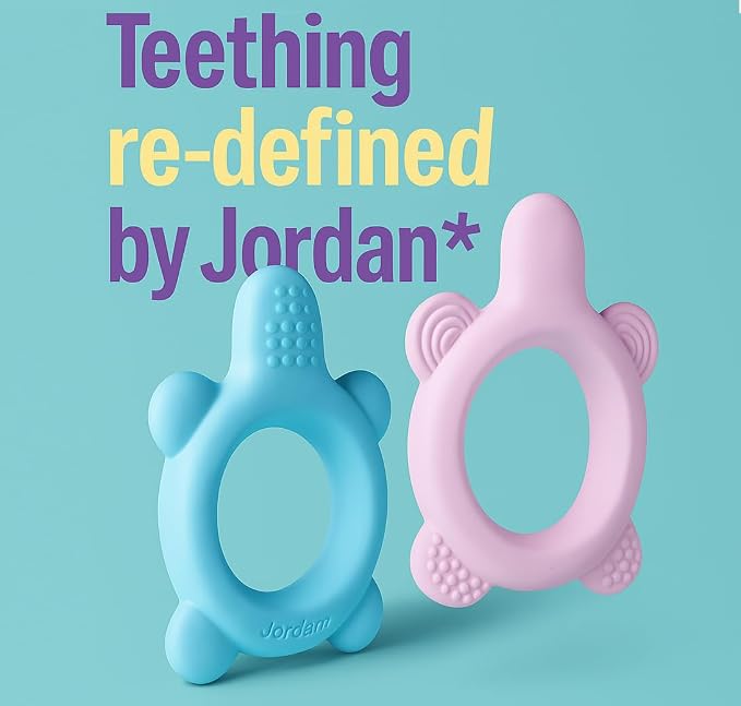 Jordan* ® | Step 0 Teether & Training Toothbrush | BPA-Free, 2-in-1 Teething & - Image 4