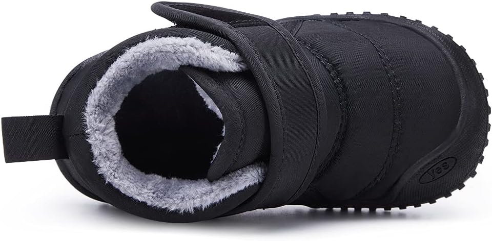 BMCiTYBM Toddler Baby Snow Boots Winter Shoes Boys Girls Cold Weather Baby Faux - Image 5
