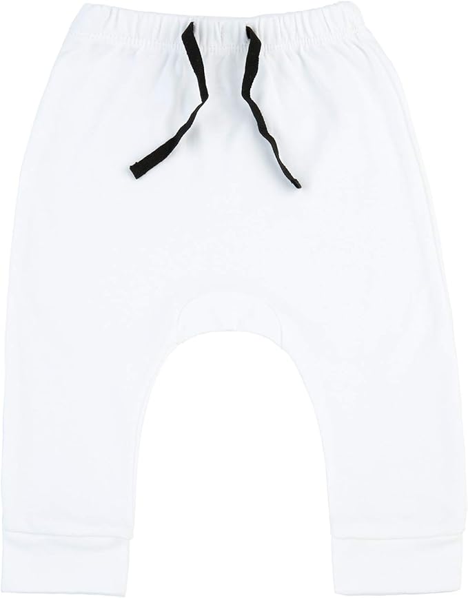 SOBOWO Newborn Baby Boy Girl 3-Pack Joggers Infant Baby Cotton Harem Pants - Image 4