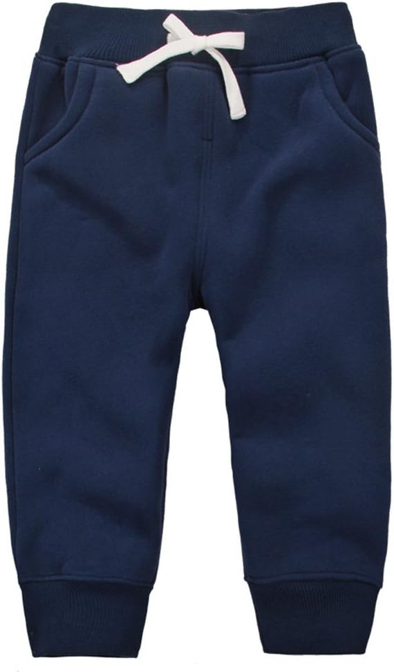CuteOn Unisex Toddler Jogger Pants Kids Cotton Elastic Waist Winter Baby by CuteOn