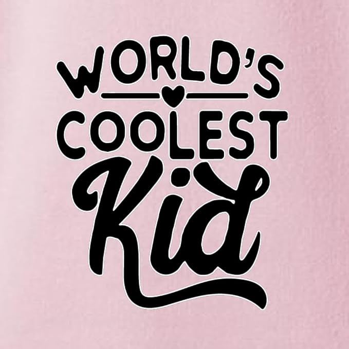 World's Coolest Kid Funny Cute Humor Infant Premium Jersey Baby Bib - Image 2