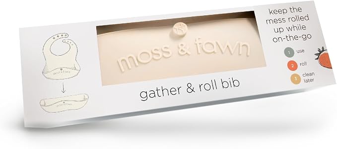 Moss and Fawn Gather & Roll Bib - Image 5