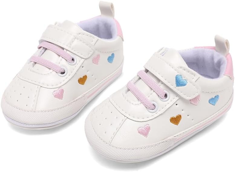 Clowora Baby Boys Girls Shoes Non-Slip Rubber Sole Sneakers Infant First - Image 4