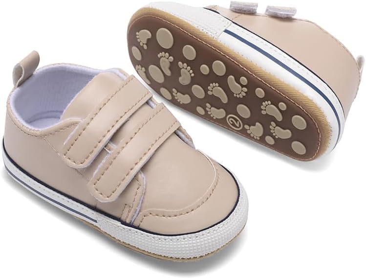Clowora Baby Boys Girls Shoes Non-Slip Rubber Sole Sneakers Infant First - Image 3
