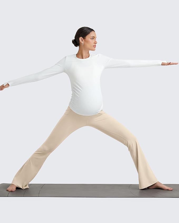 G4Free BareFeel Maternity Flare Leggings - Image 4