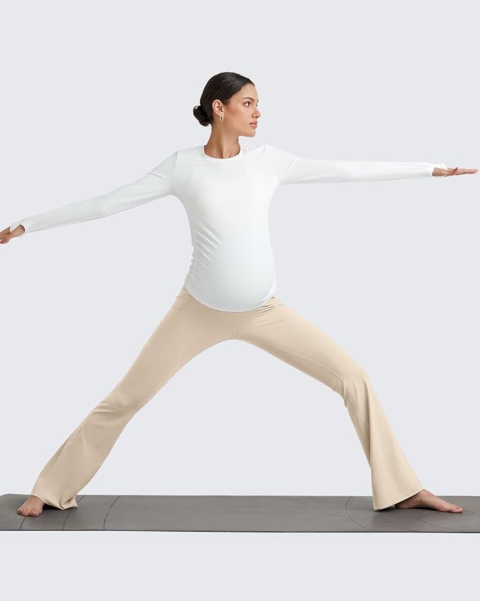 G4Free BareFeel Maternity Flare Leggings - Image 4