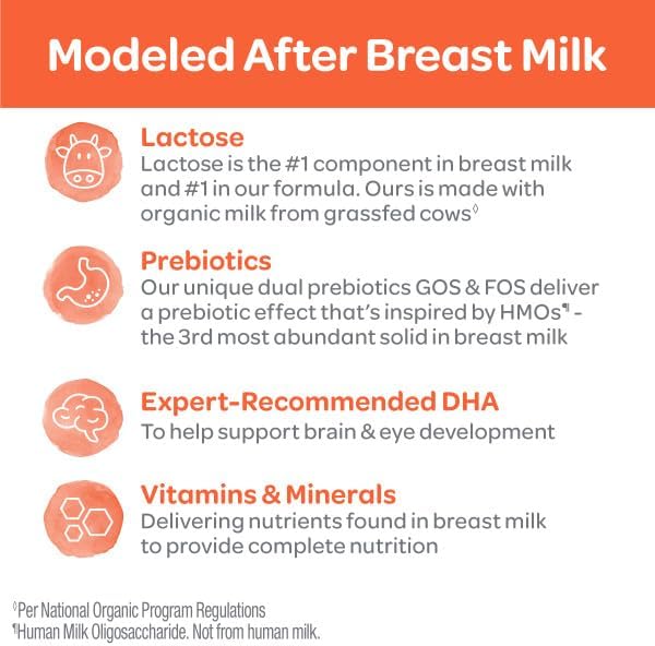 Happy Baby Organics Stage 1 Infant Formula, 0 12 Months, Milk Based Organic - Image 4