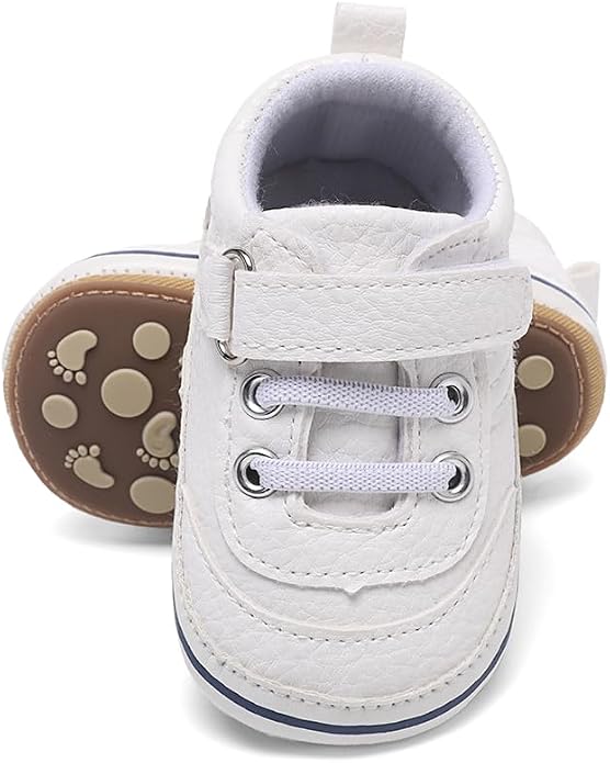 Clowora Baby Boys Girls Shoes Non-Slip Rubber Sole Sneakers Infant First - Image 4