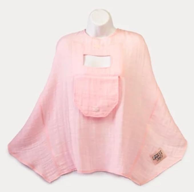 Muslin Nursing Cover for Baby Breastfeeding –Peekaboo Window -100% Breathable - Image 5