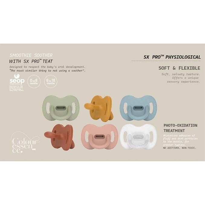 Color Essence SX PRO Silicone Baby Pacifier 1Pk, Made - Image 5
