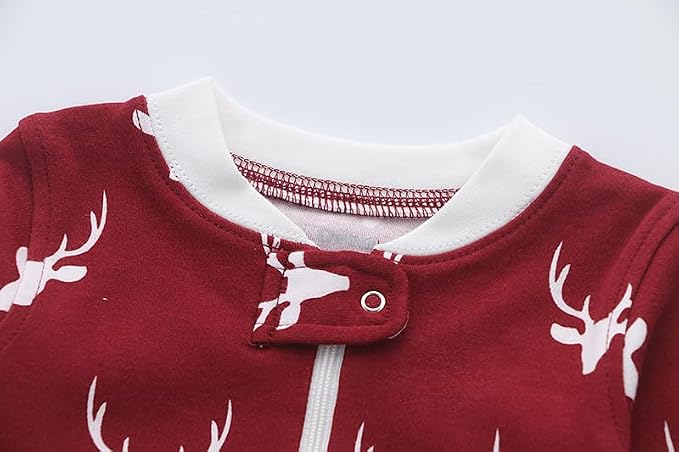 Owlivia Organic Cotton Baby Boy Girl Zip up Sleep 'N Play Pjs, Long Sleeve - Image 3