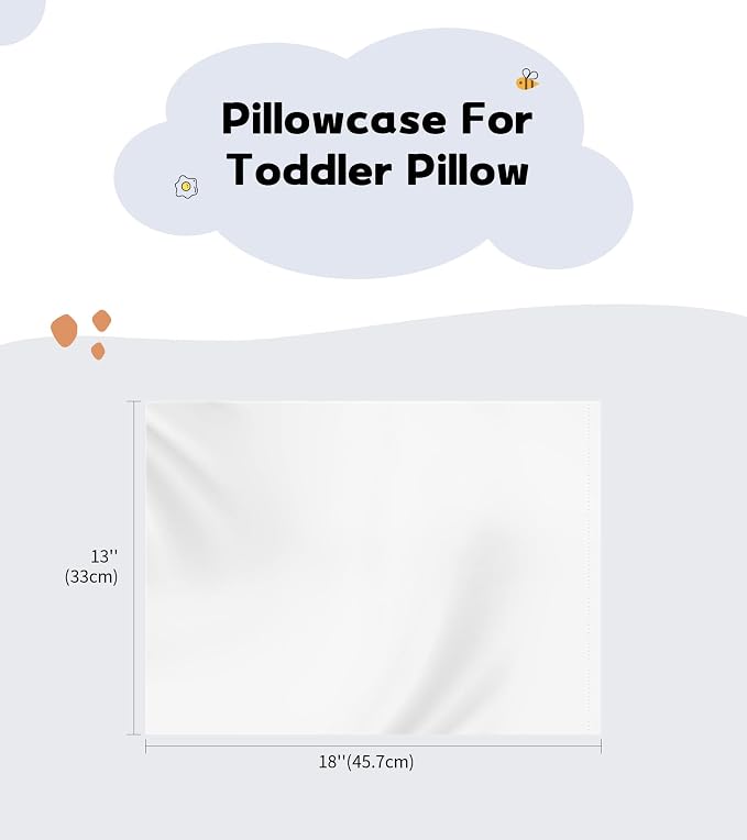 Deep Dream 100% Cotton Toddler Pillowcases Set of 2, 13x18 Inches Fits Baby - Image 2