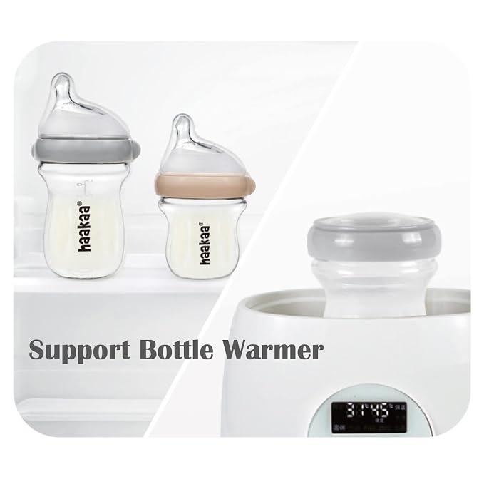haakaa Gen.3 Natural Glass Baby Bottle Set 4.2oz & 6oz - Image 5