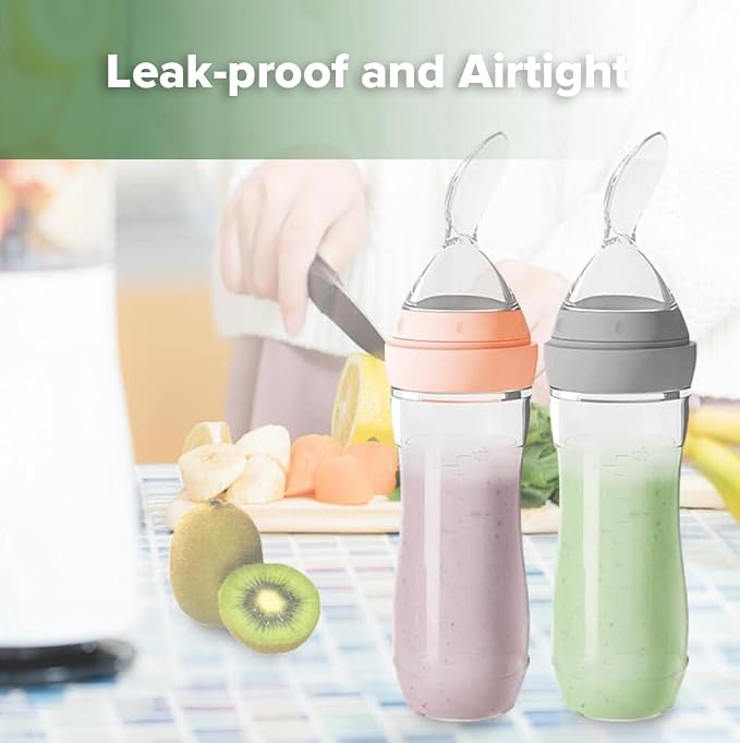 Haakaa Silicone Baby Food Dispensing Spoon Feeder 4oz - Image 4