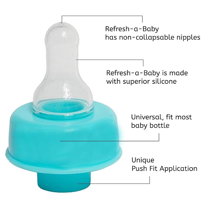 Refresh-a-Baby Reusable Bottle Top Nipple Adapter – Instantly Convert Any - Image 3