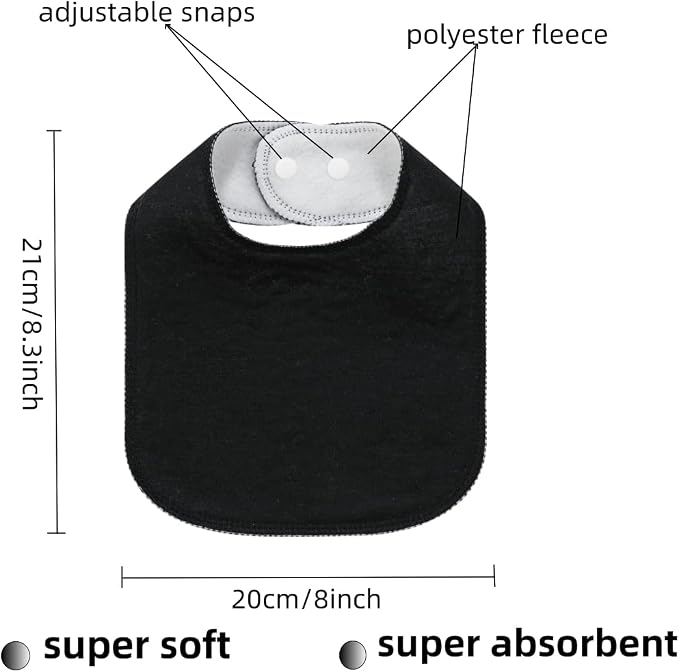 8 Pack Baby Bibs Unisex Adjustable - Image 2