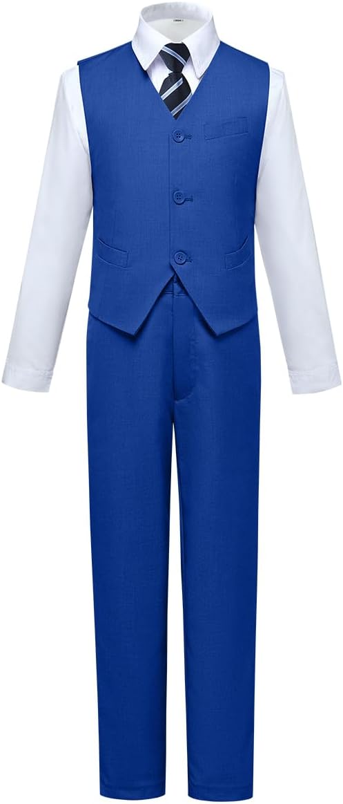 Visaccy Boys Suits Slim Fit Dress Clothes Ring Bearer Outfit by Visaccy