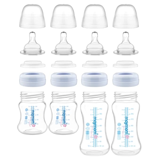 Maymom Wide-Mouth Milk Storage Collection Feeding Bottle by Maymom