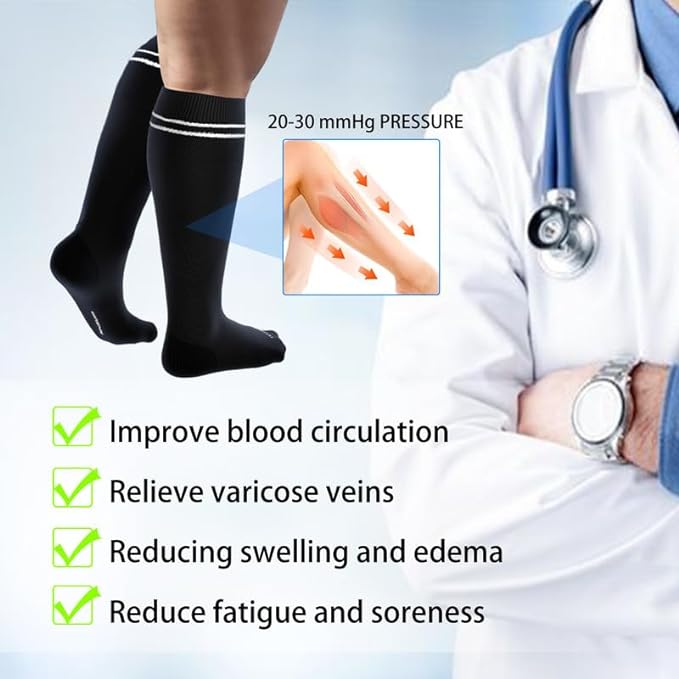 LEVSOX Viscose Made from Bamboo Compression Socks - Image 6