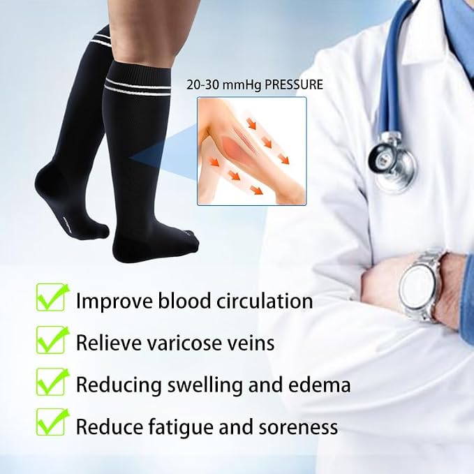 LEVSOX Viscose Made from Bamboo Compression Socks - Image 6