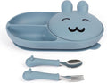 Silicone Baby Plate, Toddler plates, Self-feeding of infants after weaning by Unknown
