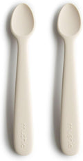 mushie Silicone Baby Feeding Spoons | 2 Pack by mushie