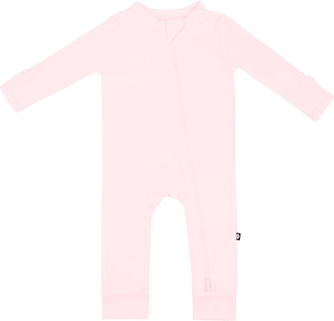 KYTE BABY Unisex Rayon Made From Bamboo Zippered Rompers 0-24 Months by KYTEBABY
