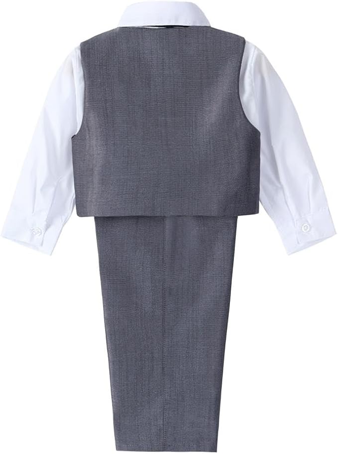 Dressy Daisy Baby Toddler Boy 5 Pcs Set Formal Tuxedo Suits No Tail Wedding - Image 4