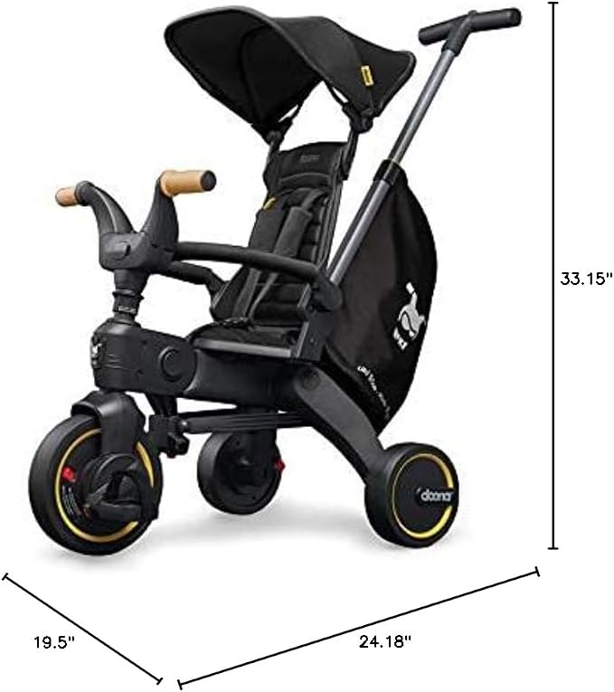 Doona Liki Trike S5, Nitro Black - Image 9