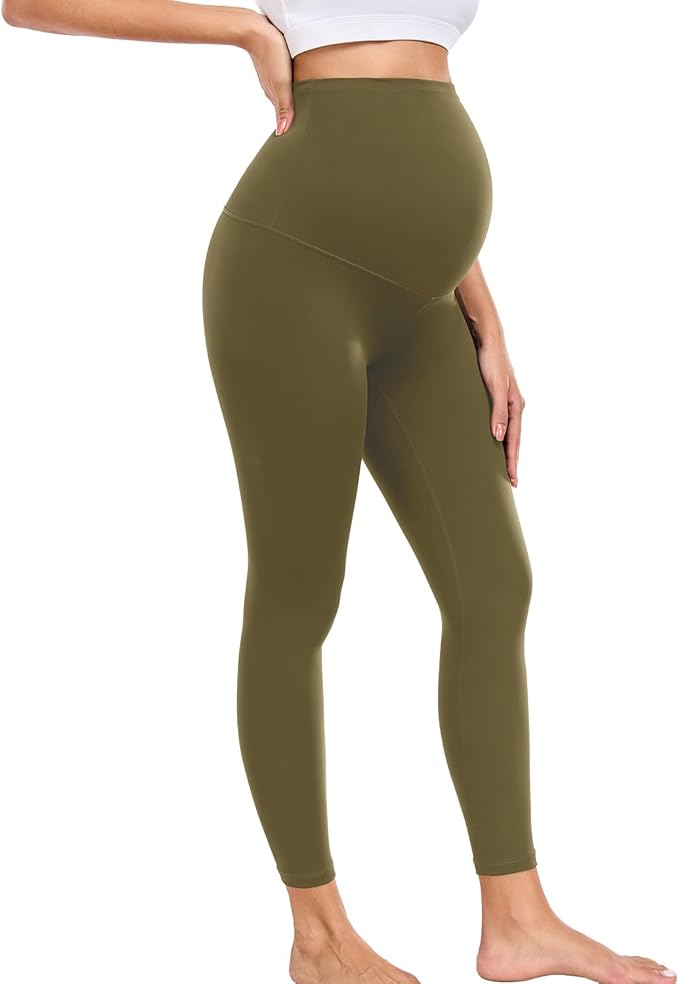 wirarpa Women's Maternity Leggings Over The Belly Pregnancy Yoga Pants Buttery by wirarpa
