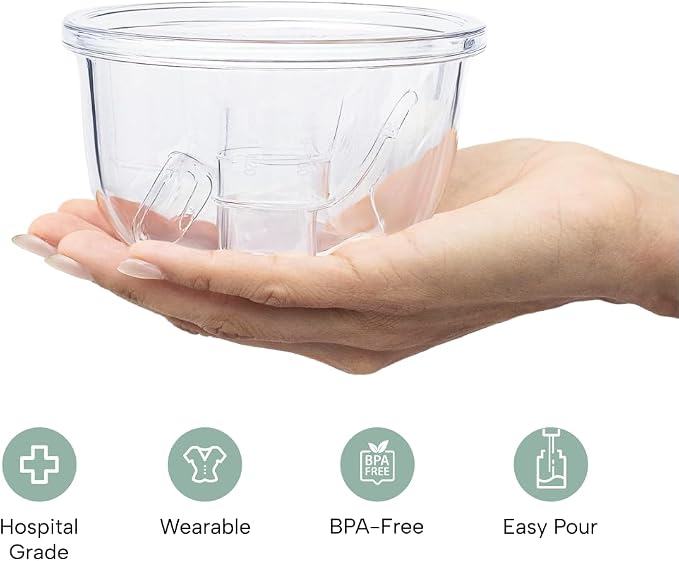Zomee Hands-Free Collection Cups – 8oz Capacity – Includes 19mm, 21mm & 24mm - Image 3