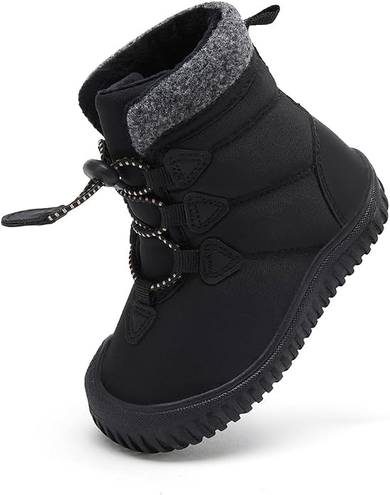 BMCiTYBM Toddler Baby Winter Snow Boots Boy Girl Faux Fur Warm Non Slip First - Image 3