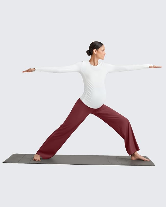 G4Free BareFeel Maternity Dress Yoga Pants Over The Belly Stretchy Work Slack - Image 6
