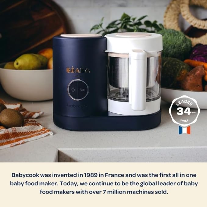 BEABA Babycook Neo Baby Food Maker | Non-Toxic Glass & Stainless Steel | - Image 4
