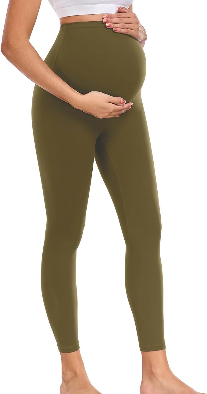 wirarpa Women's Maternity Leggings Over The Belly Pregnancy Yoga Pants Buttery - Image 6