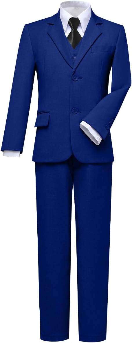 Visaccy Boys Suits Slim Fit Dress Clothes Ring Bearer Outfit by Visaccy