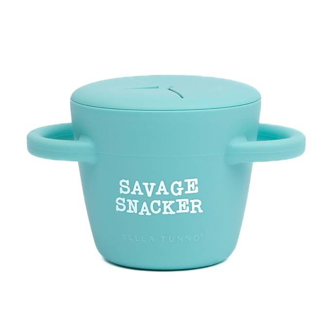 Bella Tunno Snack Cups for Toddlers, Silicone Spill Proof Food Container by BellaTunno