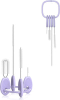 YOTIME Standing Straw Cleaner Brush Set, 4in1 Reusable Straw Brushes by YOTIME
