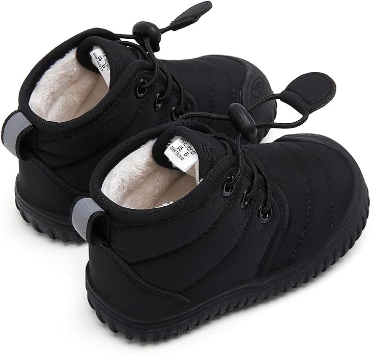 BMCiTYBM Toddler Baby Winter Snow Boots Boy Girl Faux Fur Warm Non Slip First - Image 4